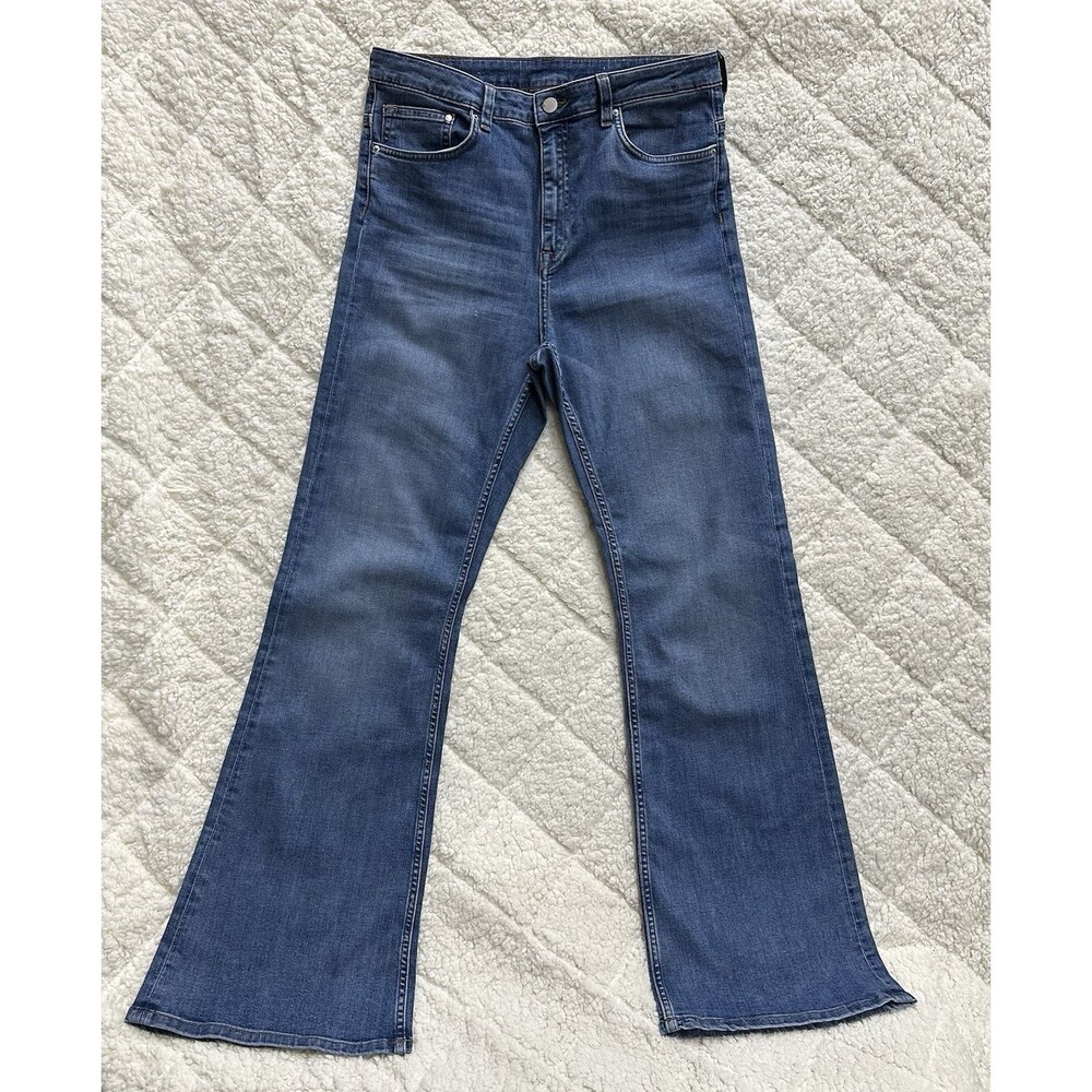 H&M women size 44 denim flared vintaged jeans